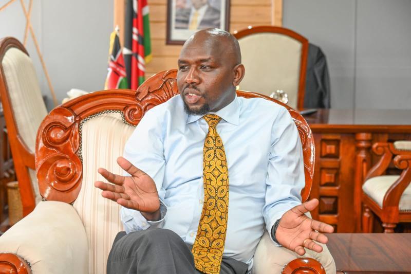 File image of transport CS Kipchumba Murkomen.